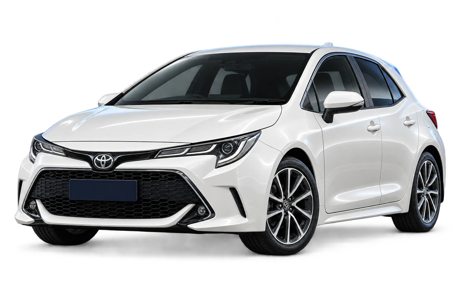 Representative Toyota corolla hatch illustration, not an actual fleet photograph