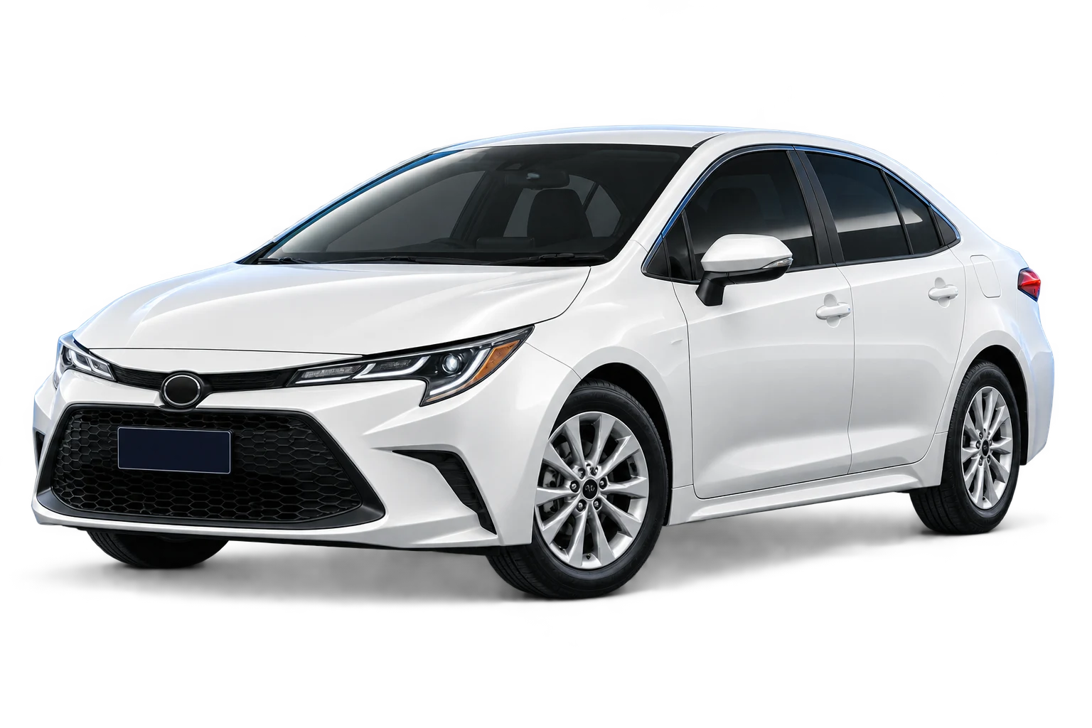 Representative Toyota corolla illustration, not an actual fleet photograph